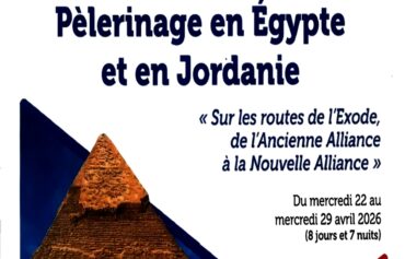 Affiche pèlerinage Jordanie Egypte 2026 PA